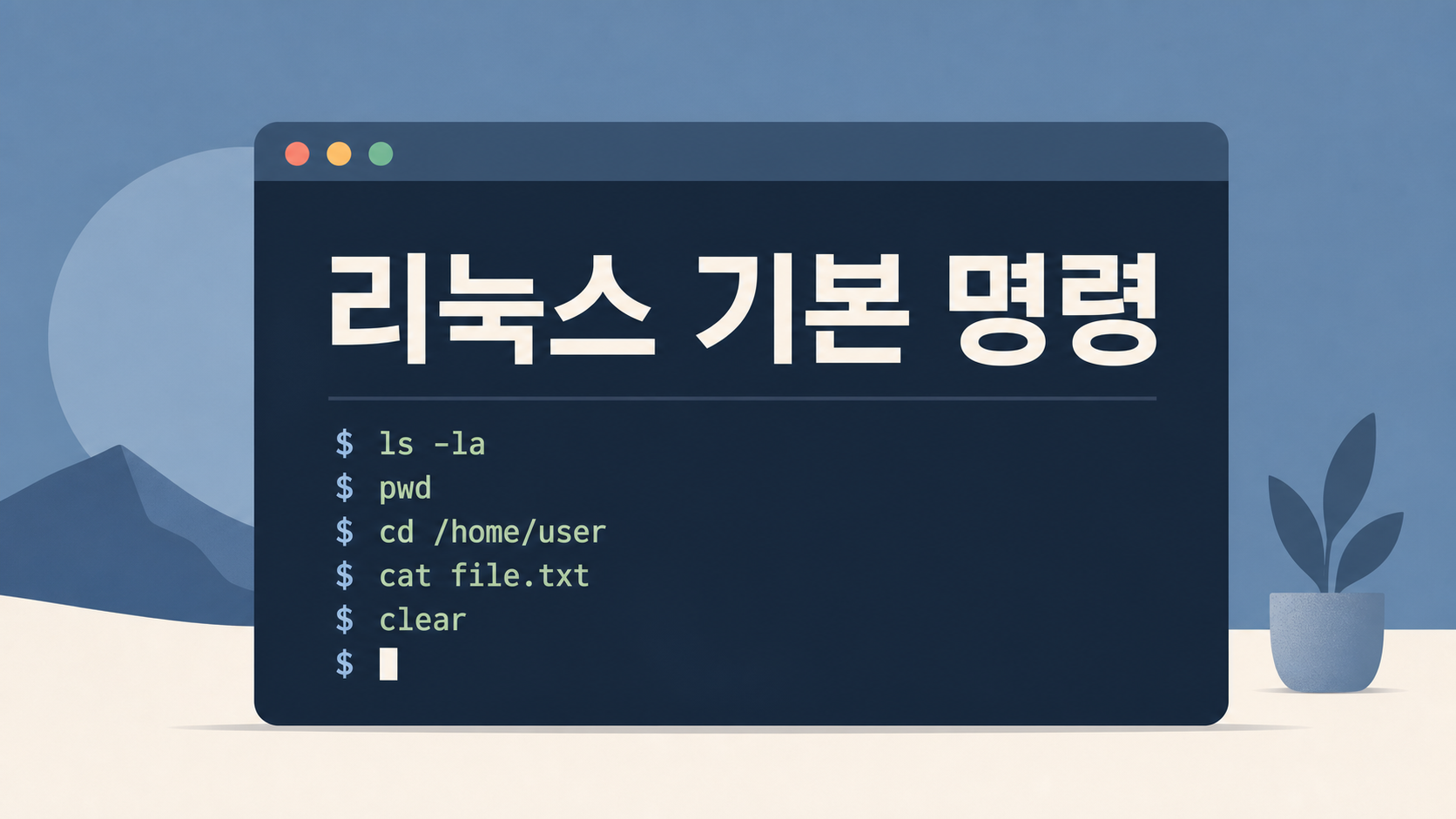 터미널이 처음이라면: 꼭 알아야 할 기본 명령