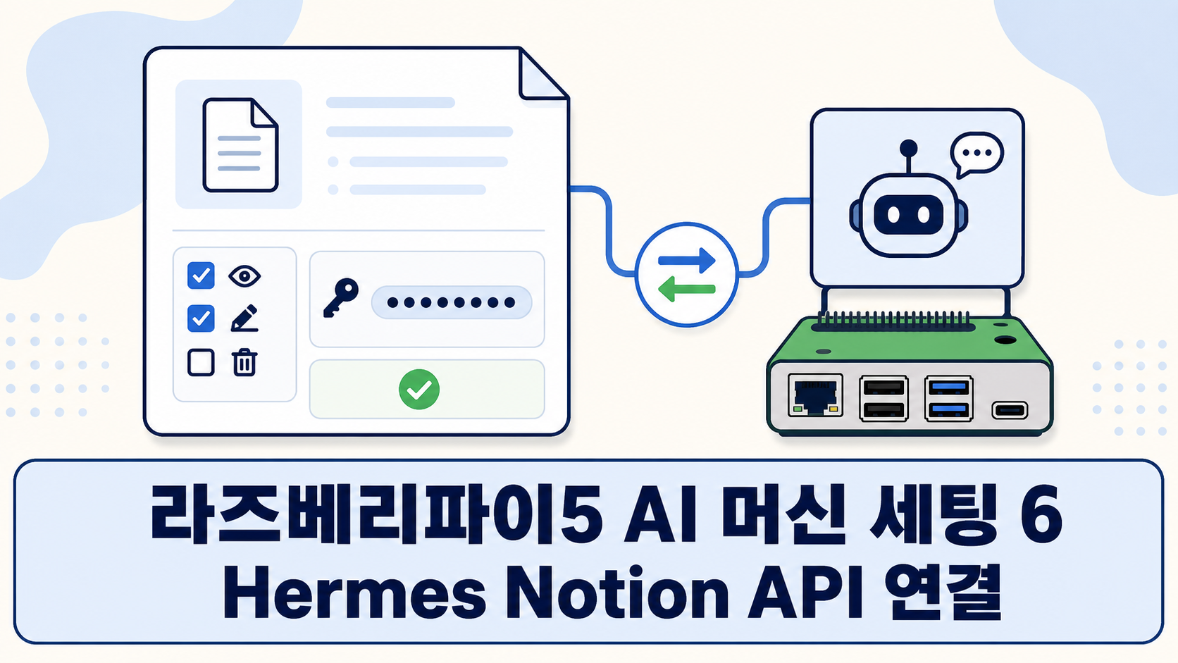 라즈베리파이5 AI 머신 세팅 6: Hermes Notion API 연결과 읽기·쓰기 검증