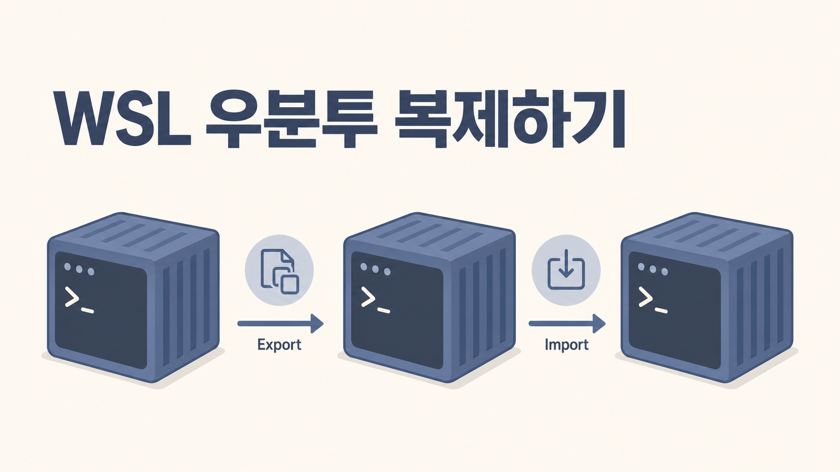 WSL Ubuntu 복제 및 새 환경 만들기 (Export / Import 완벽 가이드)