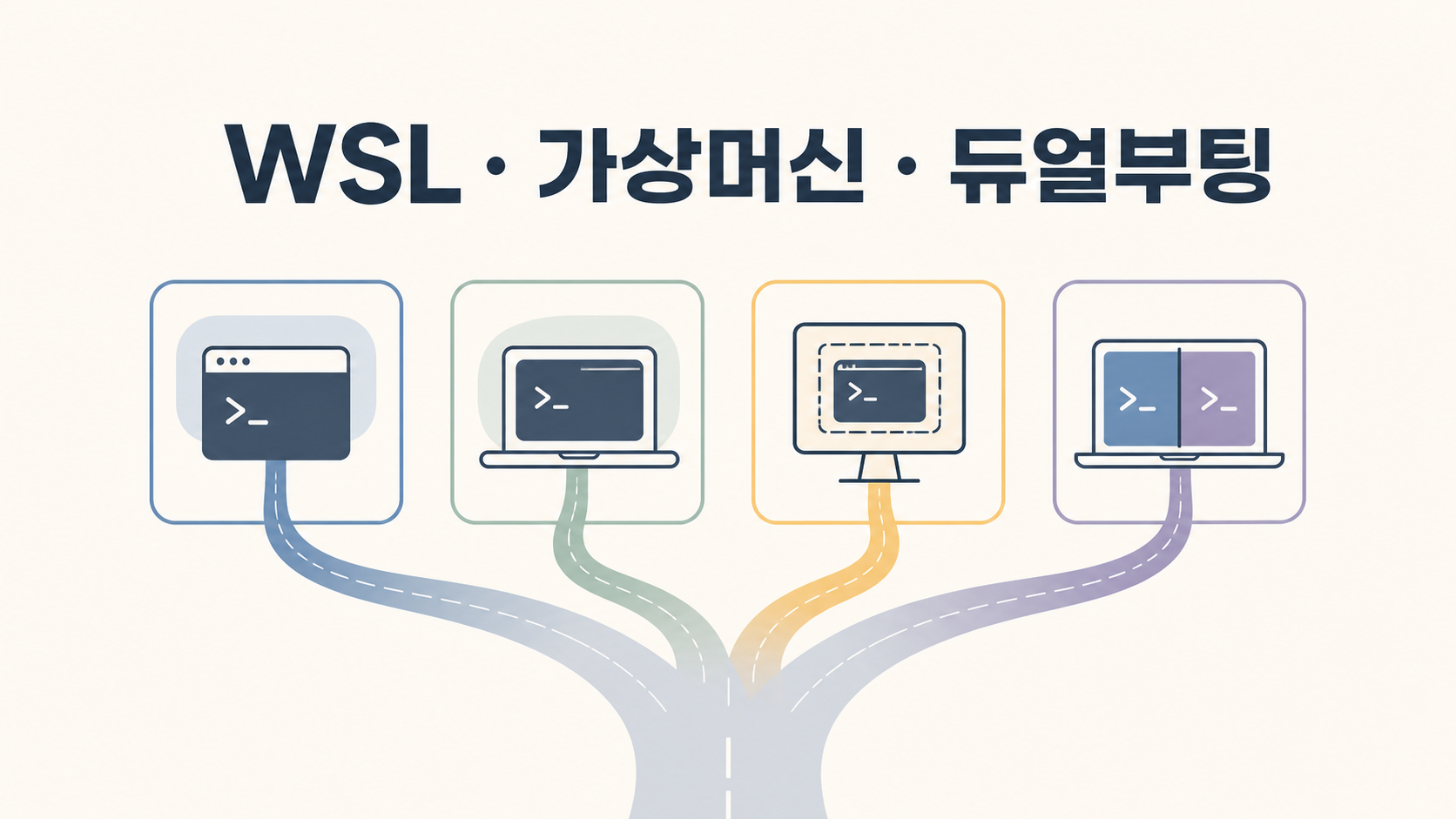 WSL1·WSL2·가상머신·듀얼부팅, 입문자는 무엇을 고를까